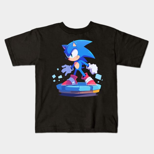 sonic Kids T-Shirt by piratesnow